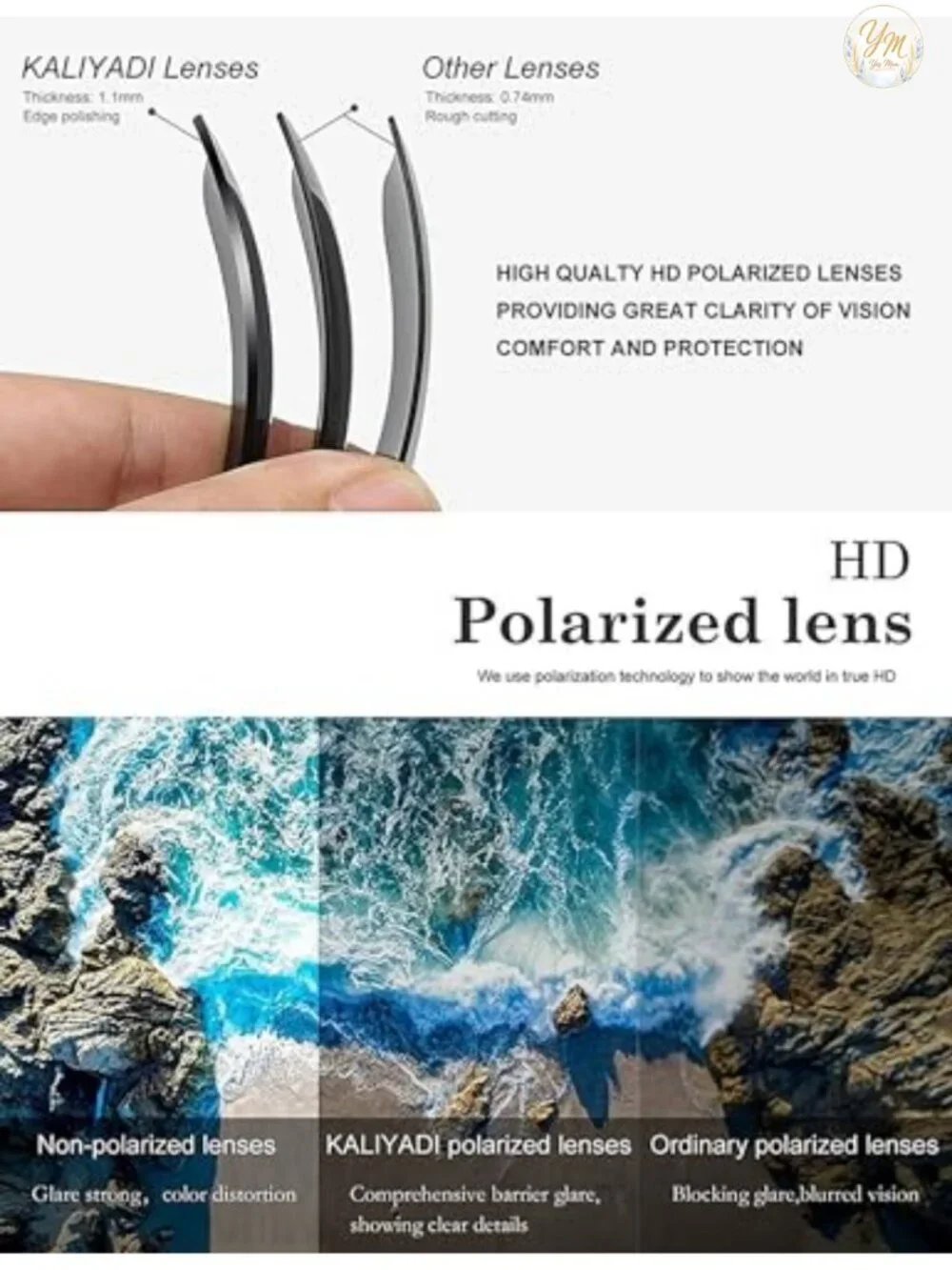 Polarized Aviator Sunglasses for Men Women UV Protection Driving